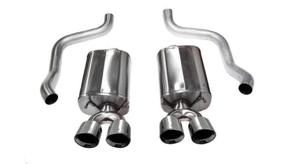 CORSA Performance Corsa 2015-2017 Ford Mustang GT 5.0 3in Axle Back Exhaust Polish Quad Tips (Sport)