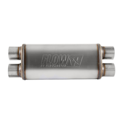 Flowmaster FlowFX Muffler SS 3 IN Dual IN/OUT W/ X-Pipe