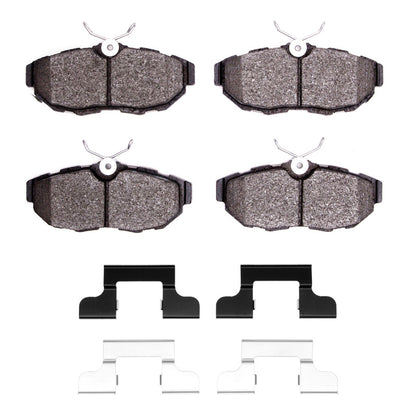 R1 Concepts R1 07-14 Ford Mustang Rear Optimum OE Pads & Hardware Kit