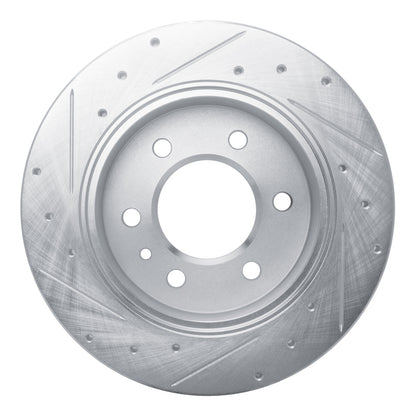 R1 Concepts R1 19-25 Freightliner SprintER 2500 Rear Right Drilled & Slotted Silver Brake Rotor