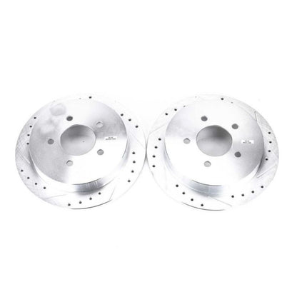 PowerStop Power Stop 00-02 Ford Expedition Rear Evolution Drilled & Slotted Rotors - Pair