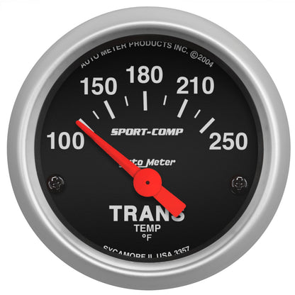 Autometer Sport Comp 100-250 F Trans Temp Gauge