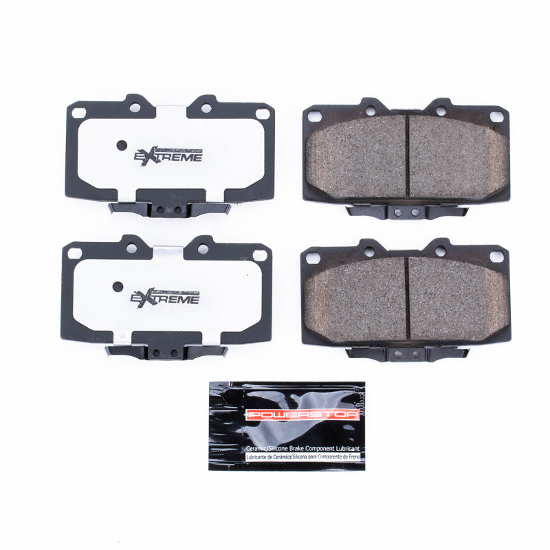 PowerStop Power Stop 89-96 Nissan 300ZX Front Z26 Extreme Street Brake Pads w/Hardware