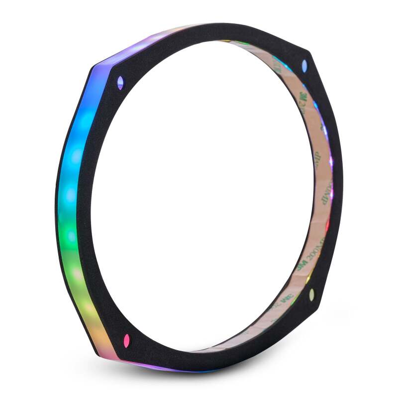 DS18 6x9in Digital LED Speaker Ring w/ Digital LED lights 1/2in Spacer Depth