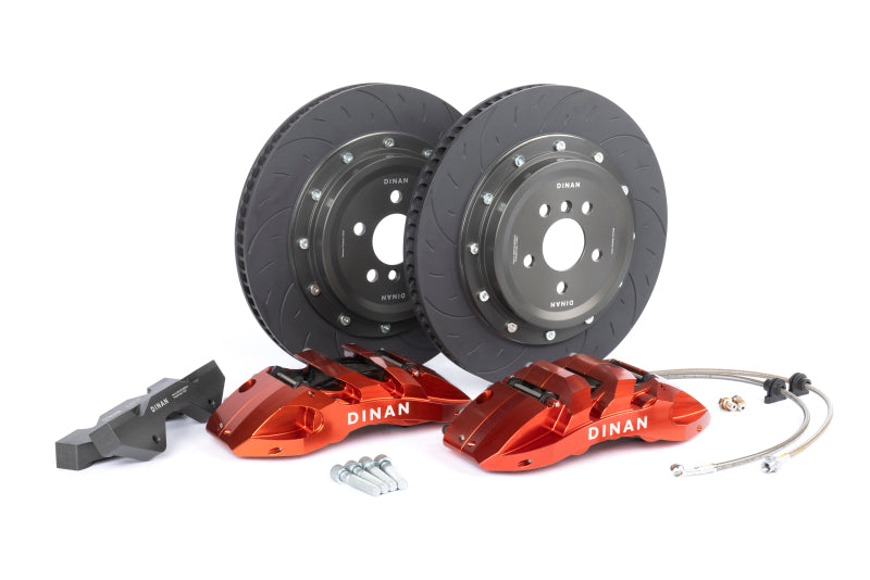Dinan 21-26 BMW 430i Front Big Brake Kit - 395x34mm 6 Piston - Red
