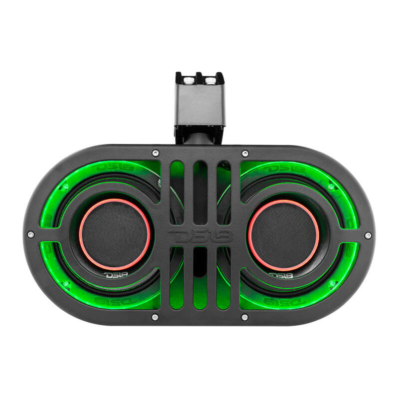 DS18 6.5in Rollcage Soundbar Loaded Built In RGB LED Lights 450 Watts RMS 2x PRO-HY6.4B Included