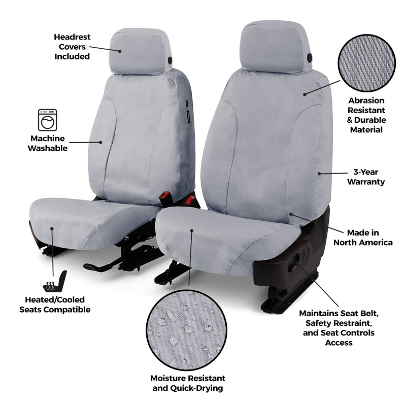 Covercraft 2026 Jeep Wrangler 2-Door (MT) Polycotton SeatSaver Custom Front Row Seat Covers