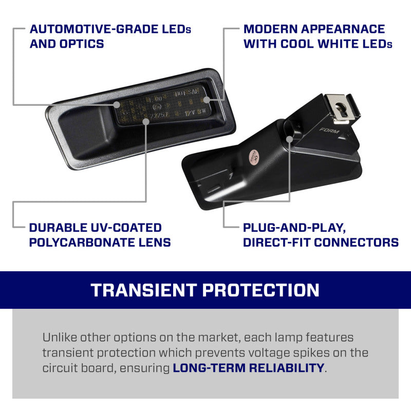 Form Lighting 2019 Ram LED License Plate Lights (Pair)