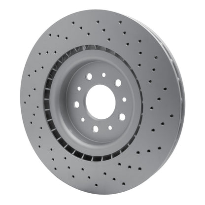 DFC 05-06 Ford GT Front Drilled GeoSPEC Coated Rotor