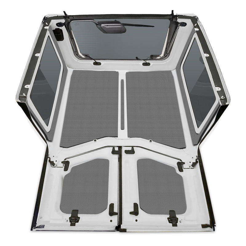 DEI 18-23 Jeep Wrangler JL 2-Door Boom Mat Complete Headliner Kit - 7 Piece - Gray
