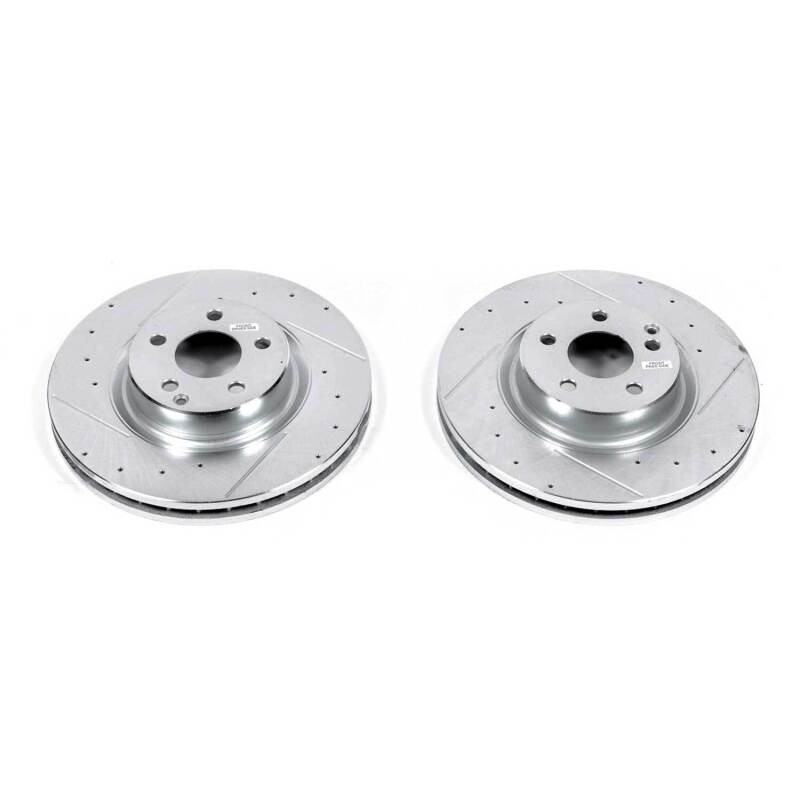 PowerStop Power Stop 2006 Mercedes-Benz CLS500 Front Evolution Drilled & Slotted Rotors - Pair