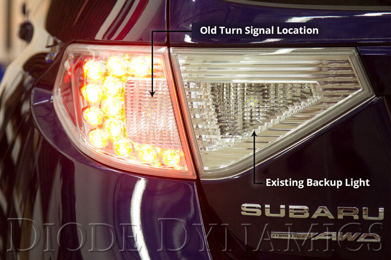 Diode Dynamics 08-14 Subaru WRX/STi Hatchback Tail as Turn +Backup Module (USDM) Stage 1
