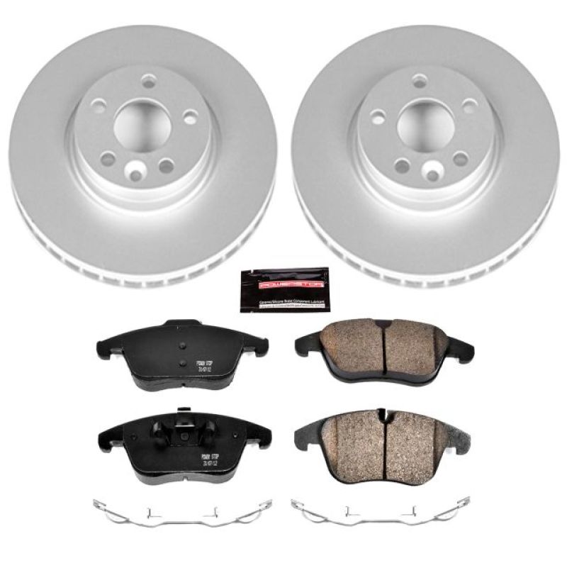 PowerStop Power Stop 11-14 Volvo S60 Front Z23 Evolution Sport Coated Brake Kit