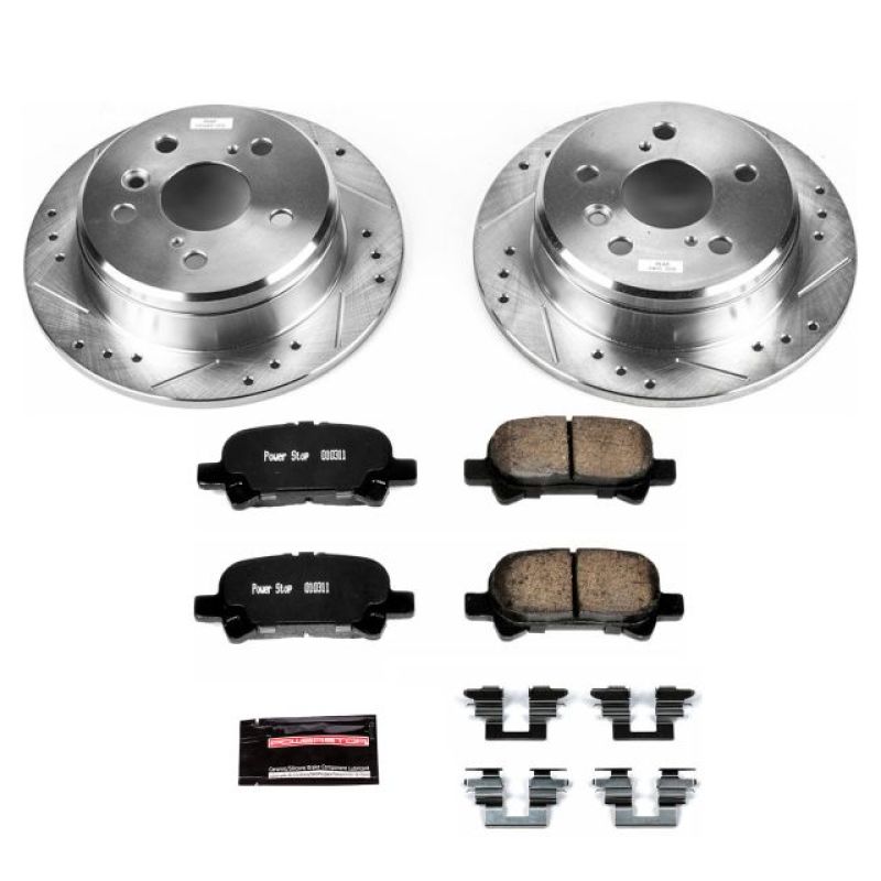 PowerStop Power Stop 00-01 Toyota Camry Rear Z23 Evolution Sport Brake Kit