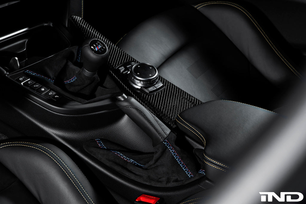 IND F8X M3 / M4 M Tri-Color Alcantara E-Brake Boot