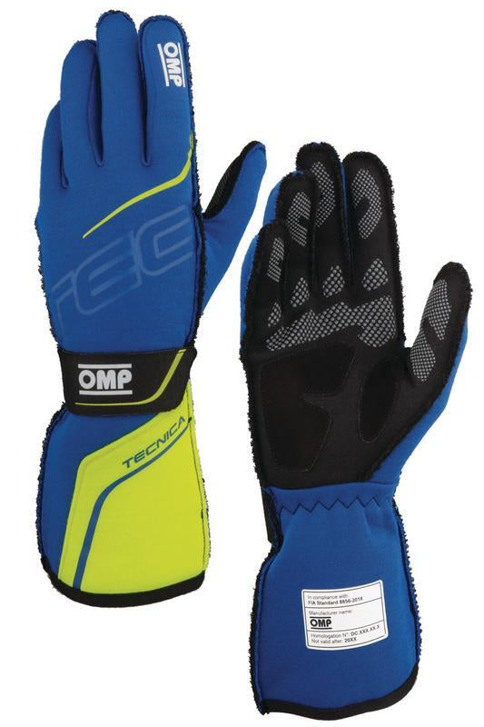 OMP TECNICA GLOVES FIA 8856-2018 BLACK / ANTHRACITE SZ S