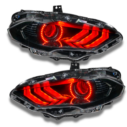 ORACLE Lighting Oracle 18-21 Ford Mustang Dynamic DRL w/ Halo Kit & Sequential Turn Signal - ColorSHIFT