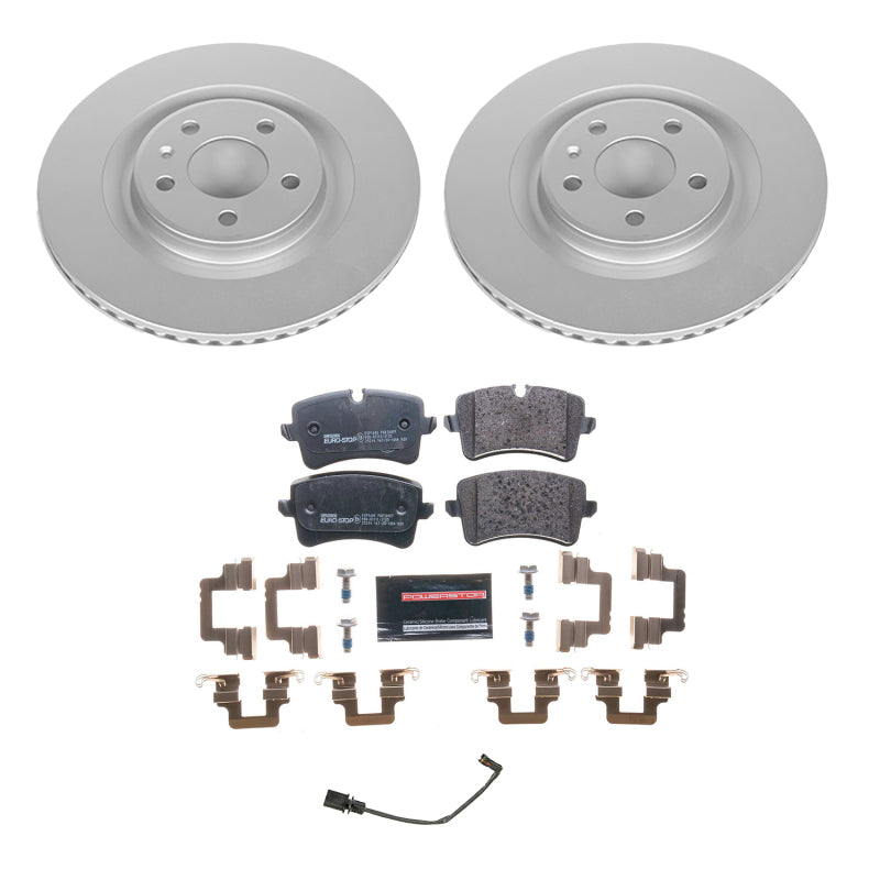 PowerStop Power Stop 14-18 Audi A6 Rear Euro-Stop Brake Kit