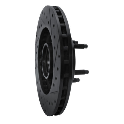 R1 Concepts R1 1995-1997 Ford Ranger (USA/Canada) Front Left Drilled & Slotted Black Brake Rotor