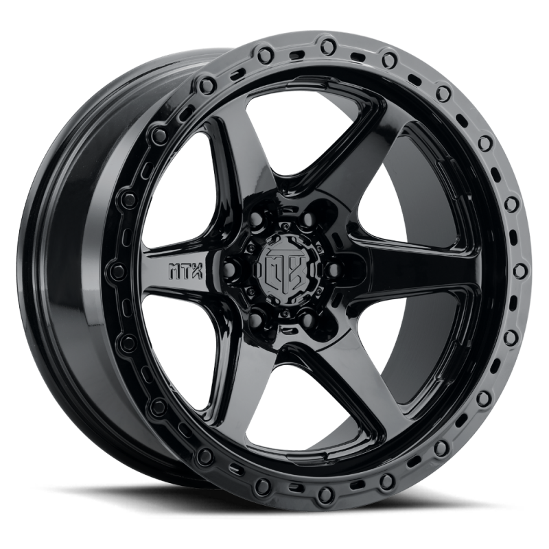 MTX Wheels MTX Spitfire 6 Gloss Black 14x9in / 6x139.7 BP / 0mm Offset / 106.1mm Bore
