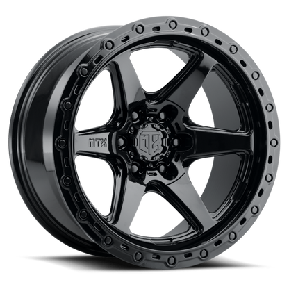 MTX Wheels MTX Spitfire 6 Gloss Black 14x9in / 6x139.7 BP / 0mm Offset / 106.1mm Bore