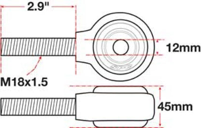 SPC Performance xAxis Rod End Ball Joint