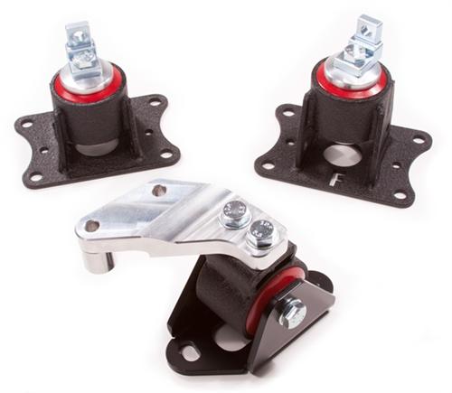 Innovative Mounts Innovative 04-08 Acura TSX K-Series Black Steel Mounts 75A Bushings