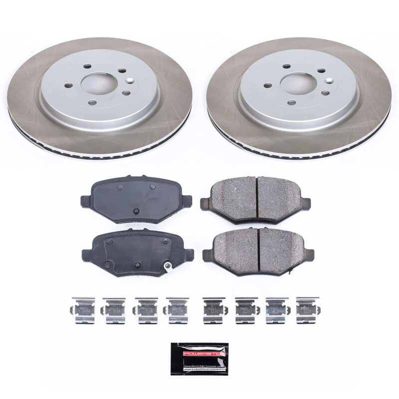 PowerStop Power Stop 13-19 Lincoln MKT Rear Semi-Coated Rotor Kit