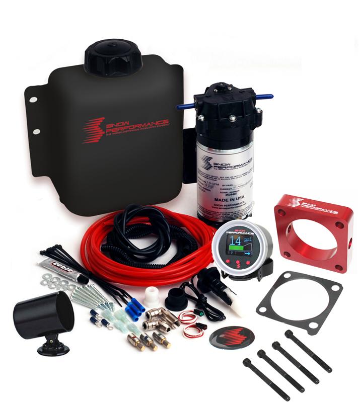 Snow Performance 10-15 Camaro Stg 2 Boost Cooler F/I Water Injection Kit (SS Braided Line & 4AN)