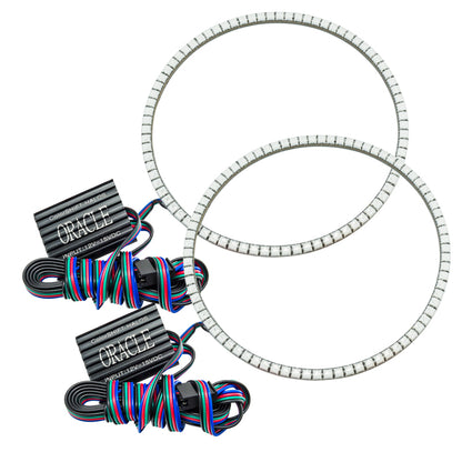 ORACLE Lighting Oracle Jeep Wrangler JK 07-17 LED Waterproof Halo Kit - ColorSHIFT w/o Controller