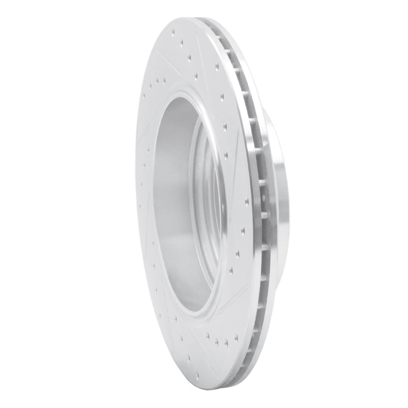 R1 Concepts R1 04-10 BMW 525i (Mexico) Rear Left Drilled & Slotted Silver Brake Rotor