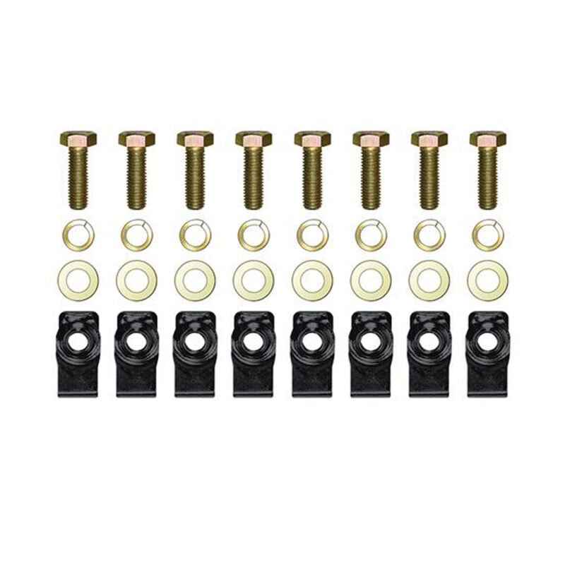 Westin 2014-2018 Chevy Silverado 1500 Reg Cab Premier Oval Nerf Step Bar Mount Kit - Black