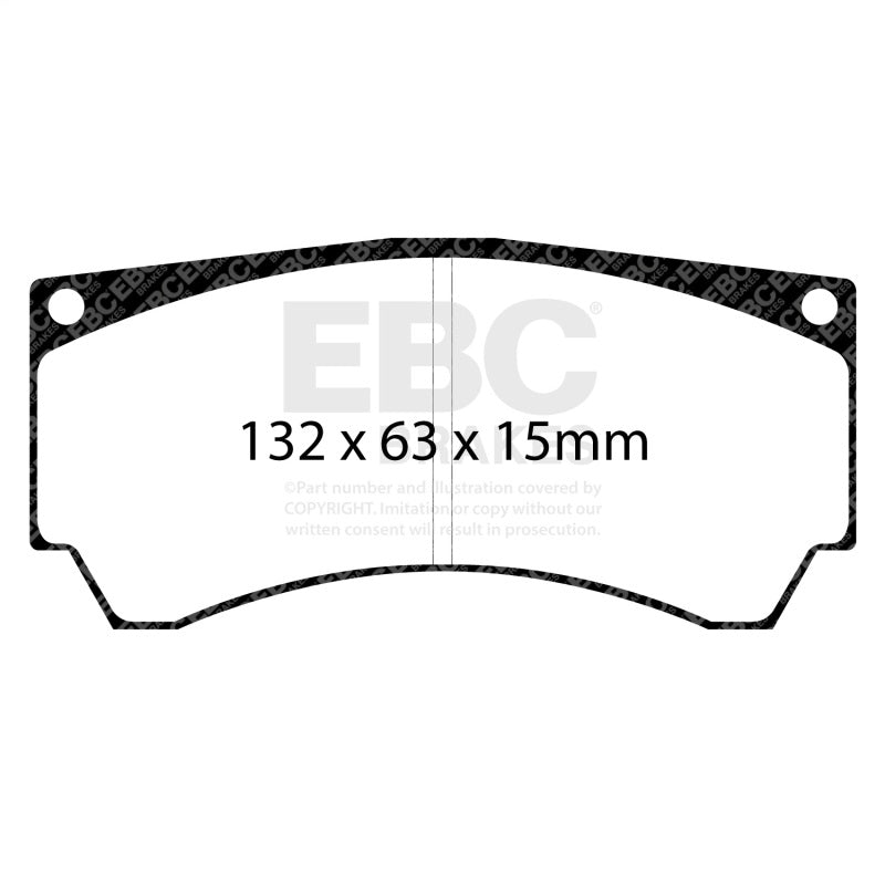 EBC Racing Alcon Mono4 Caliper RP-1 Race Front Brake Pads