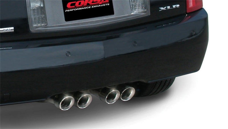 CORSA Performance Corsa 2004-2008 Cadillac XLR 4.6L Polished Sport Cat-Back Exhaust