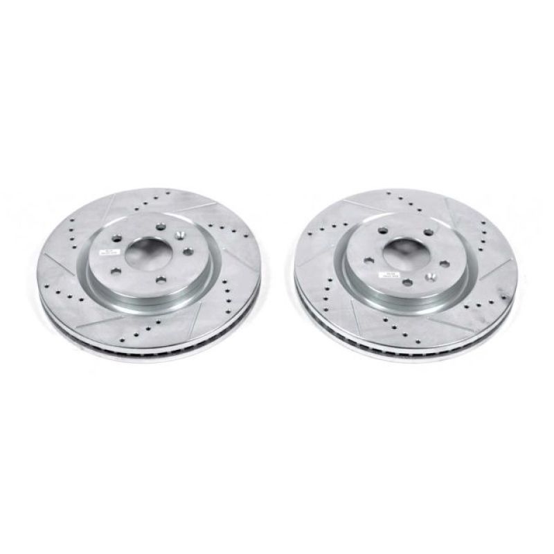 PowerStop Power Stop 11-19 Ford Explorer Front Evolution Drilled & Slotted Rotors - Pair