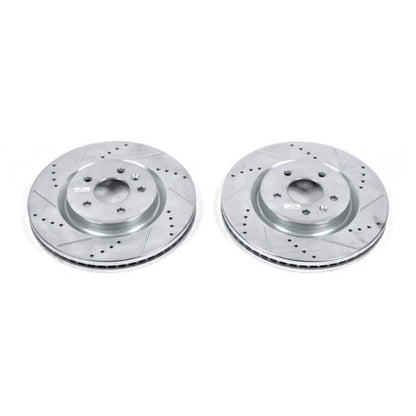 PowerStop Power Stop 11-19 Ford Explorer Front Evolution Drilled & Slotted Rotors - Pair