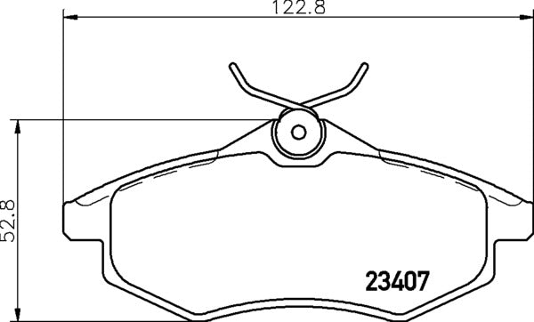 Mintex MDB2253 Brake Pad Set, disc brake
