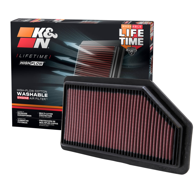 K&N Engineering K&N Replacement Air Filter for 11 -12 Honda Odyssey 3.5L V6