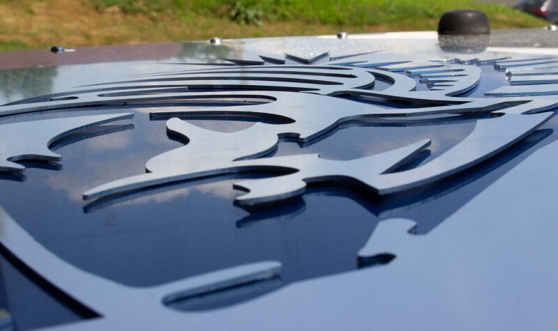 Fishbone Offroad 07-12 Jeep Wrangler JK Hood Louver - Black