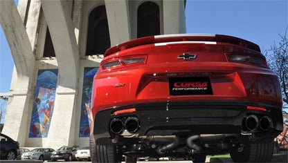 CORSA Performance Corsa 2017-2024 Chevrolet Camaro SS 6.2L V8 2.75in Black Sport Axle-Back Exhaust