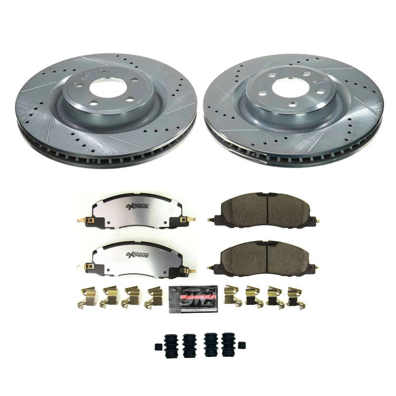 PowerStop Power Stop 20-22 Lincoln Aviator Front Z36 Truck & Tow Brake Kit