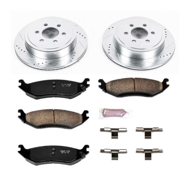 PowerStop Power Stop 2003 Dodge Durango Rear Z23 Evolution Sport Brake Kit
