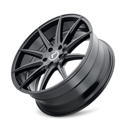 Kraze Wheels Kraze KR194 Cosmos 20x8.5 / 5x112 BP / 38mm Offset / 66.56mm Hub Gloss Black Wheel
