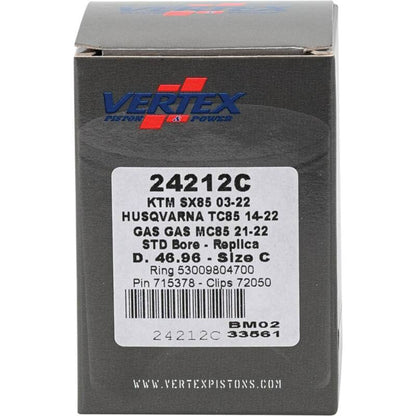 Vertex Pistons 03-24 85 SX/13-24 85 SX BW/13-14 85 SXS Cast Replica Piston Kit