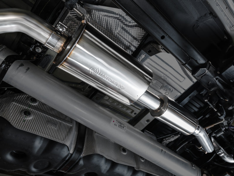 AWE Tuning 0FG Exhaust for 3rd Gen Toyota Tundra - Dual Chrome Silver Tips