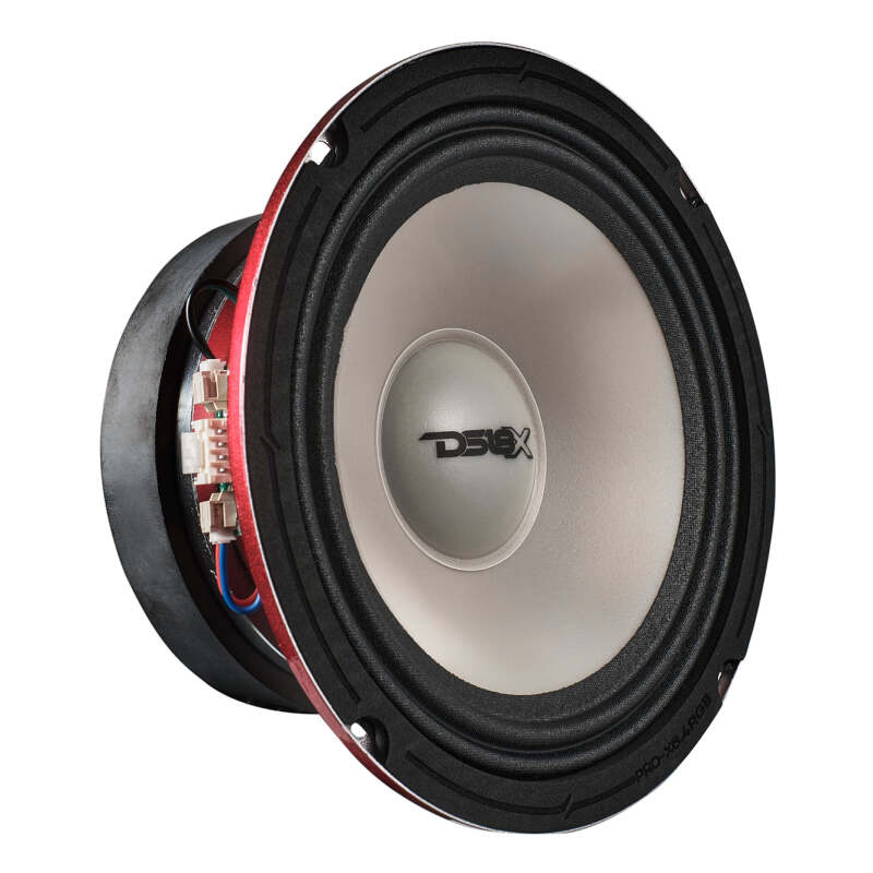 DS18 6.5in 250 Watts RMS 4ohm Mid Range Loudspeaker w/Translucent Dust Cap and Cone w/RGB LED Lights