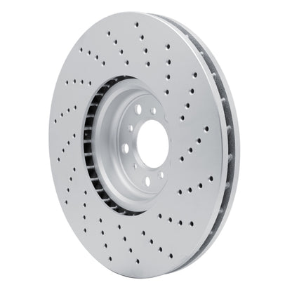 DFC 15-19 BMW X6 Left Front Drilled GeoSPEC Coated Rotor