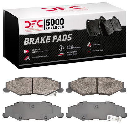 DFC 97-13 Cadillac XLR Rear 5000 Advanced Semi Metallic Brake Pads