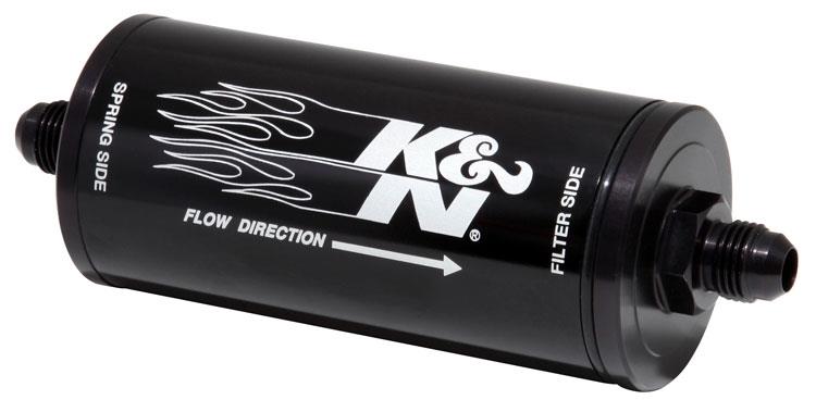 K&N Engineering K&N 2in OD x 6in L 6AN 25 Micron In-Line Fuel/Oil Filter