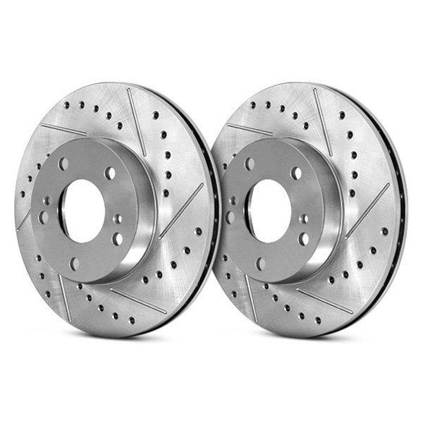 StopTech Select Sport 06-17 Volkswagen Jetta Slotted & Drilled Front Left Rotor